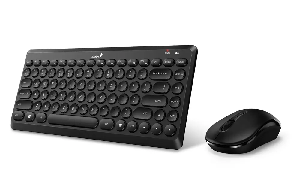 TECLADO Y MOUSE GENIUS LUXEMATE Q8000 INHALAMBRICO MULTIMEDIA COMBO