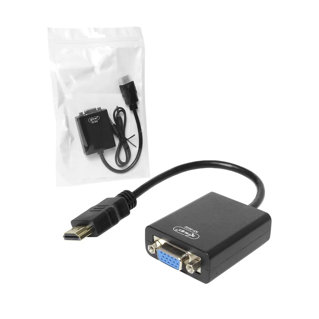ADAPTADOR KNUP KP-5032 HDMI A VGA 