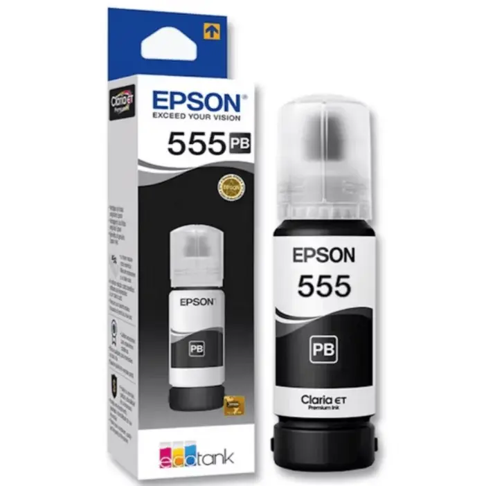 TINTA EPSON 555 T555120-AL COLOR FOTO BLACK P/L8180