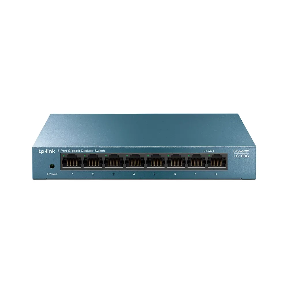 SWITCH TP-LINK DE 8 PUERTOS GIGABIT LS108G