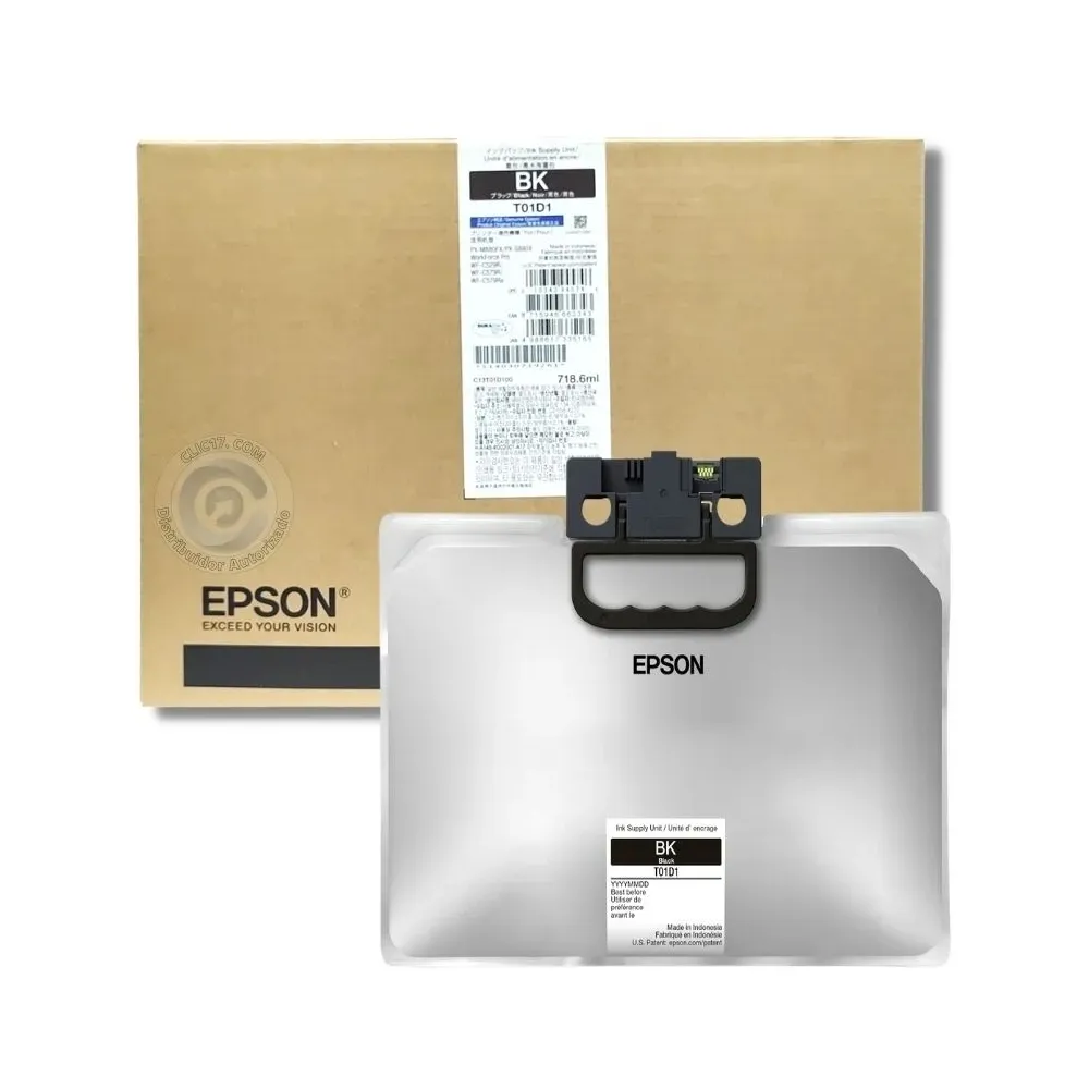 TINTA EPSON T12C1 C13T12C12A COLOR NEGRO 670ML WF-M5399/WF-M5899