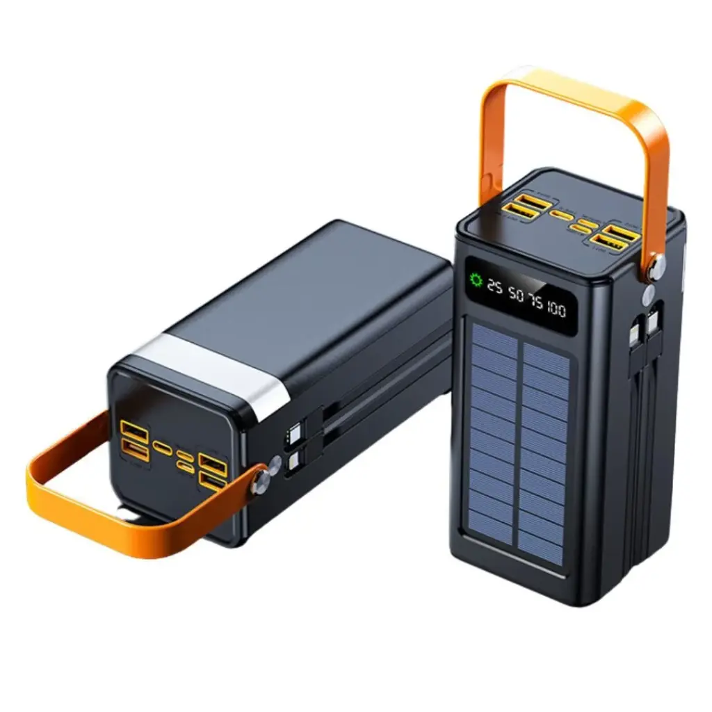 POWER BANK BOSSNEY BS-E5724 20W+22.5W 60000mAh BLACK PANEL SOLAR 