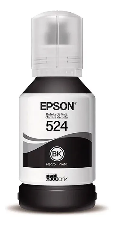 TINTA EPSON T524 T524120-AL COLOR NEGRO 127ML.