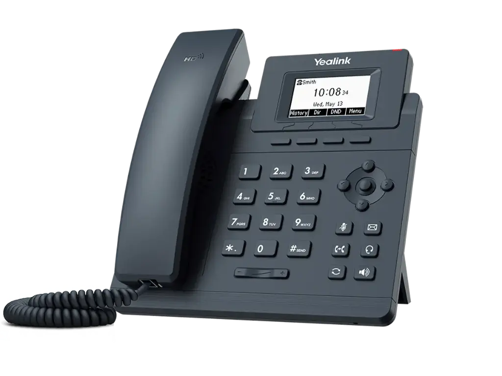 TELEFONO IP YEHALINK SIP-T30 1 LINEA SIP-2 PUERTOS 10/100  