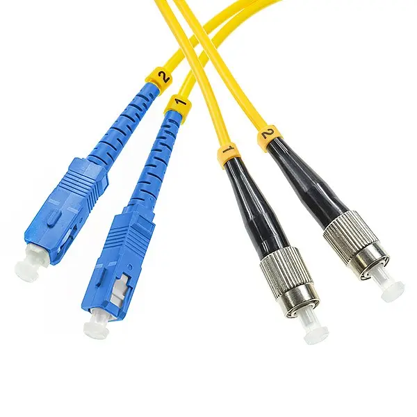 PATCH CORD KHOMAX S.M. DUPLEX 3MM SC/UPC-FC/UPC 2MTS 