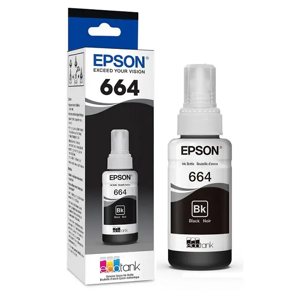 TINTA EPSON T664 T664120 COLOR NEGRO