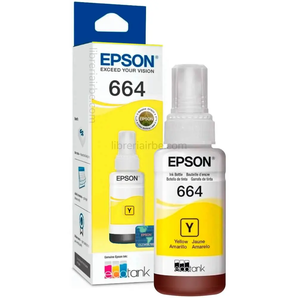 TINTA EPSON T664 T664420 COLOR AMARILLO