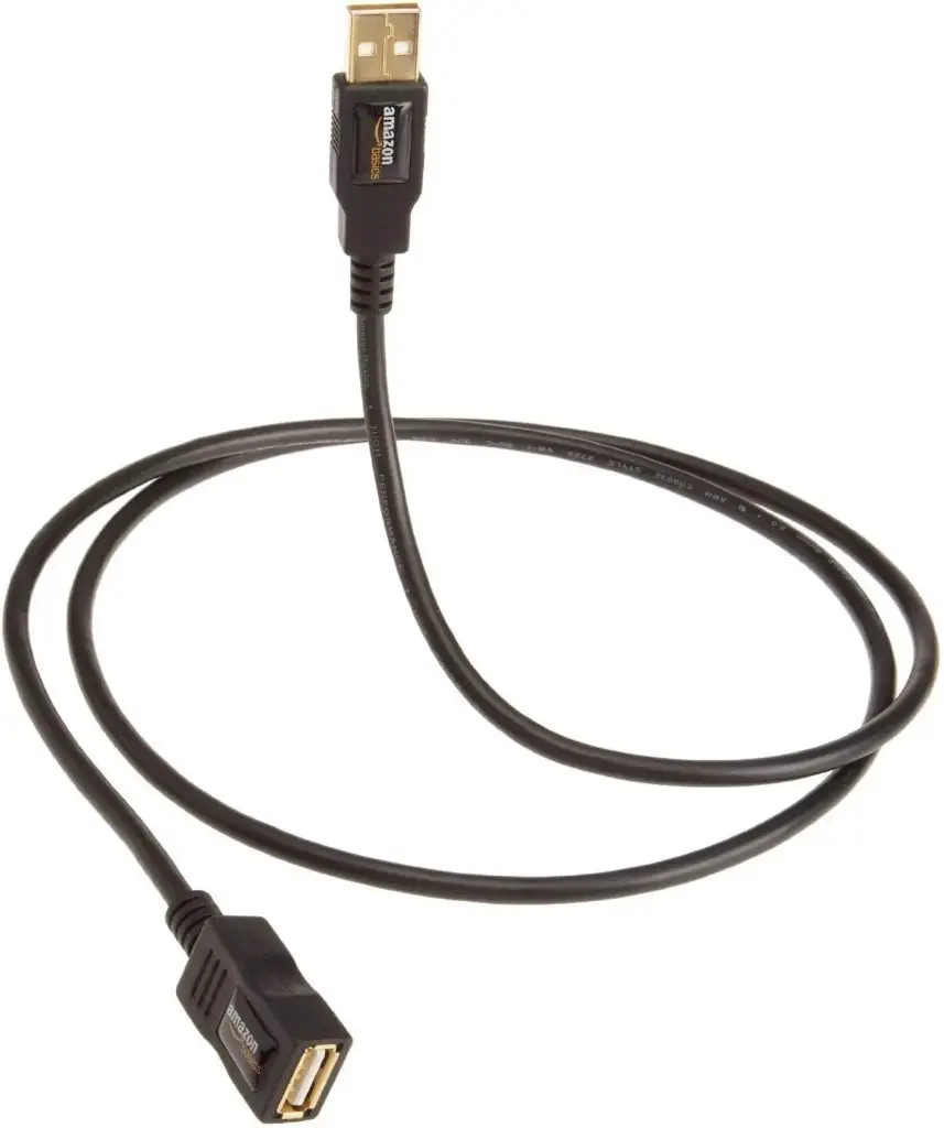 CABLE EXTENSOR DE USB AMAZONBASICS  USB 2,0 DE 3MTS.