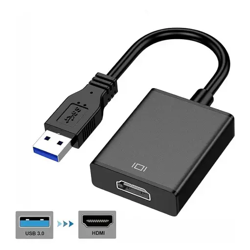 [USB-HDMI] ADAPTADOR GENERICO USB A HDMI HEMBRA