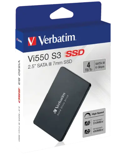 [VI550S34] DISCO SOLIDO VERBATIM VI550 S3 4 TB SATAIII