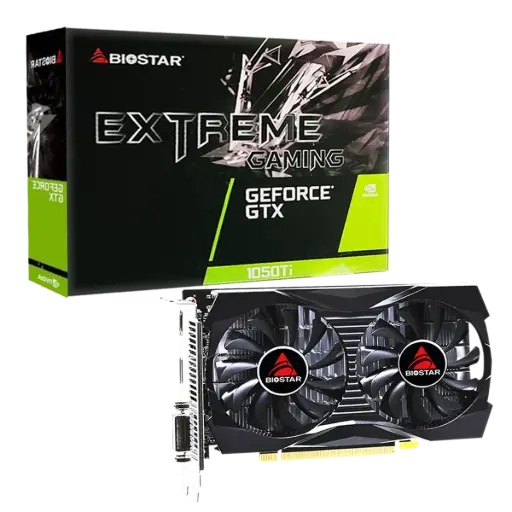 [BIGT1050TI] TARJETA DE VIDEO BIOSTAR GT1050TI 4GB GDDR5 128BITS