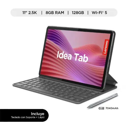 [TB336ZU] TABLETA LENOVO IDEA TAB TB336ZU C/PEN + TECLADO 8GB+SSD256 PANTALLA 11"